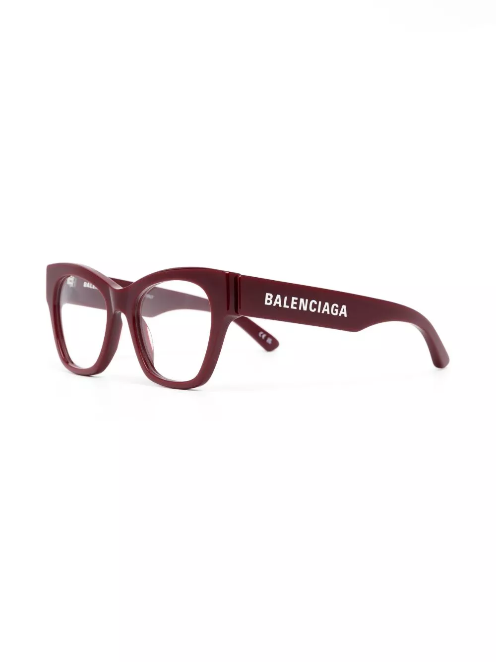 Affordable Balenciaga Eyewear logo-engraved cat-eye glasses Women 0131