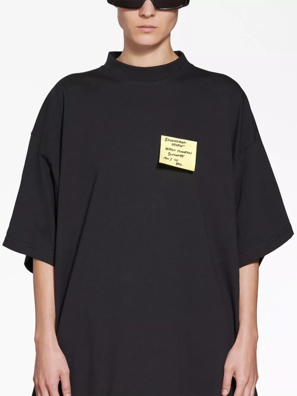 Affordable Balenciaga Sticky Note T-shirt Women 0124