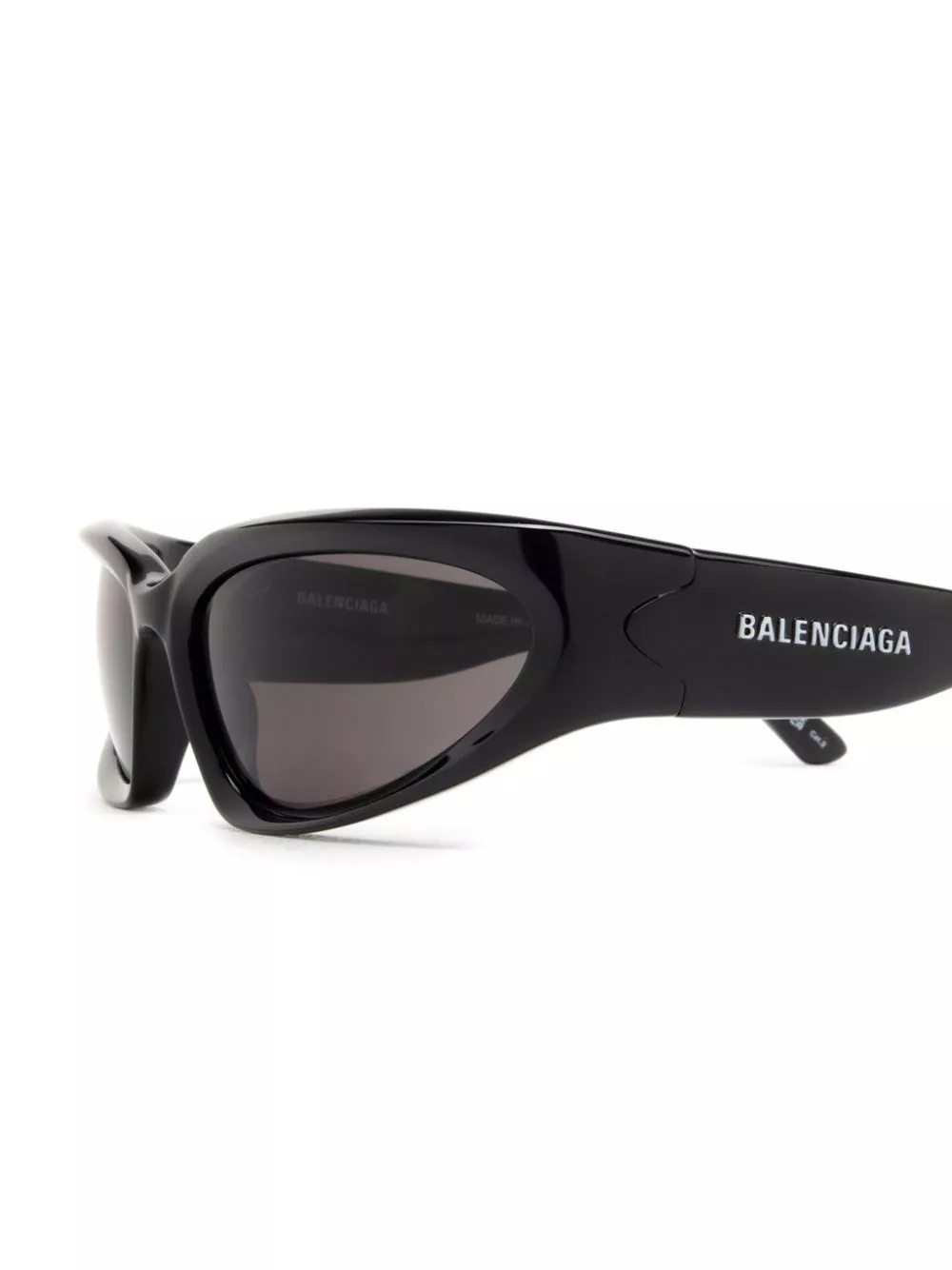 Affordable Balenciaga Eyewear logo-plaque sunglasses Women 0113