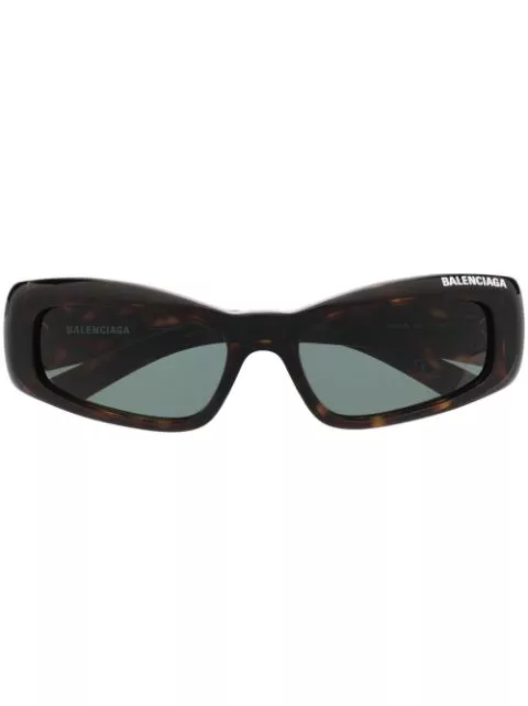 Affordable Balenciaga Eyewear logo-print detail sunglasses Women 0131