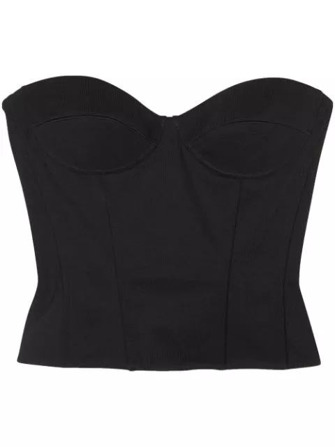 Cheap Balenciaga strapless bustier top Women 0124