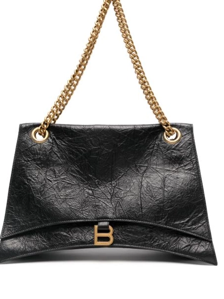 Cheap Women shoulder Crush Balenciaga leather large bag 0224