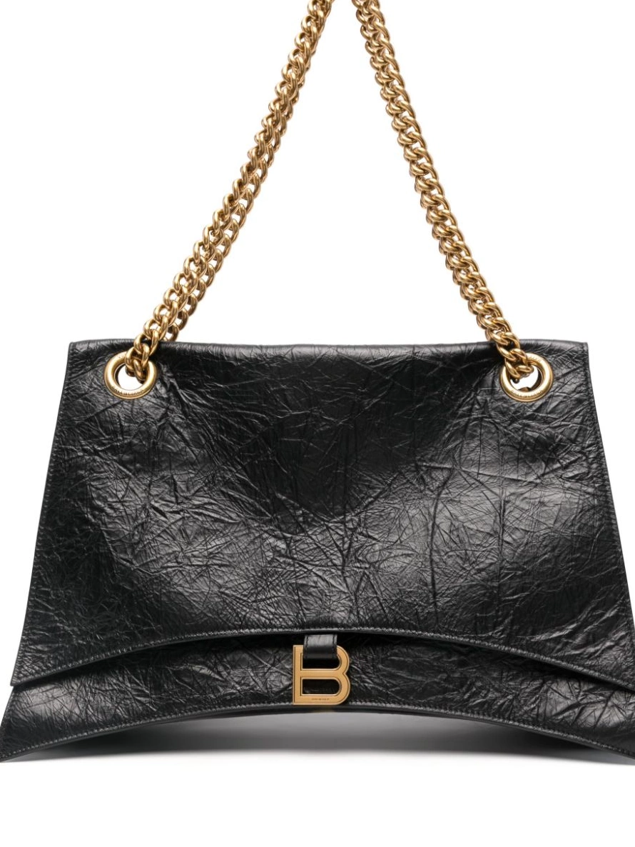 Affordable Balenciaga Women leather large shoulder Crush bag 0217