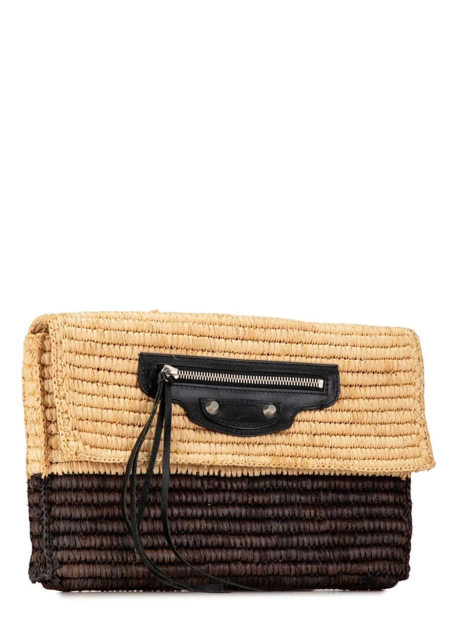 Affordable Envelope 2010-2023 clutch bag Women Classic Balenciaga Giant Raffia 12 Motocross 0220