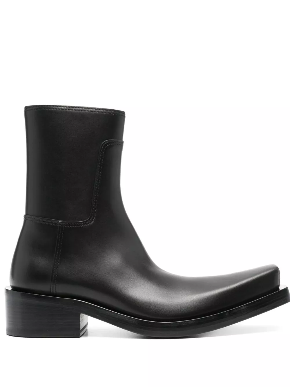 Cheap Balenciaga Santiago leather boots Men 0206