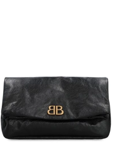 Affordable Monaco bag Balenciaga logo-plaque clutch Women 0215