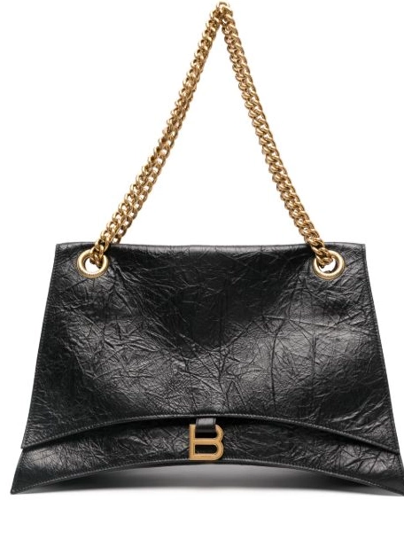 Affordable Balenciaga Women leather large shoulder Crush bag 0217