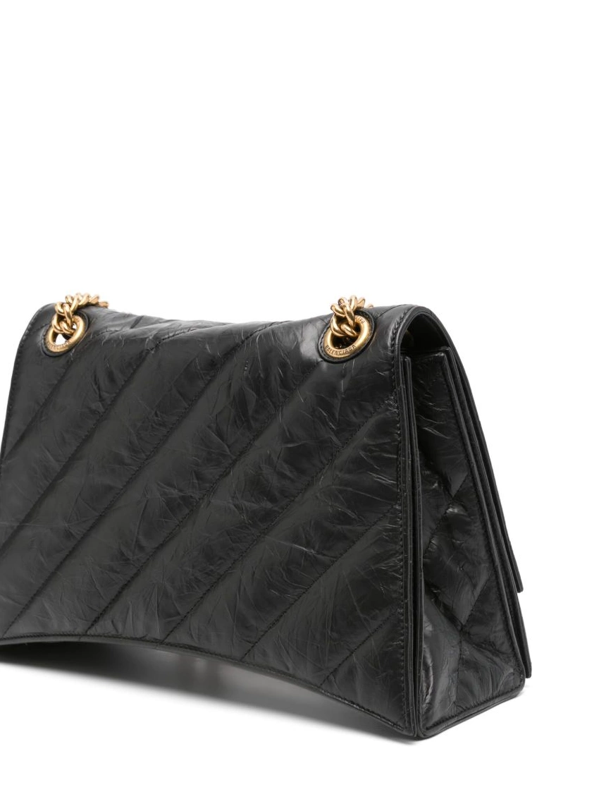 Affordable shoulder Balenciaga Crush bag Women quilted 0222