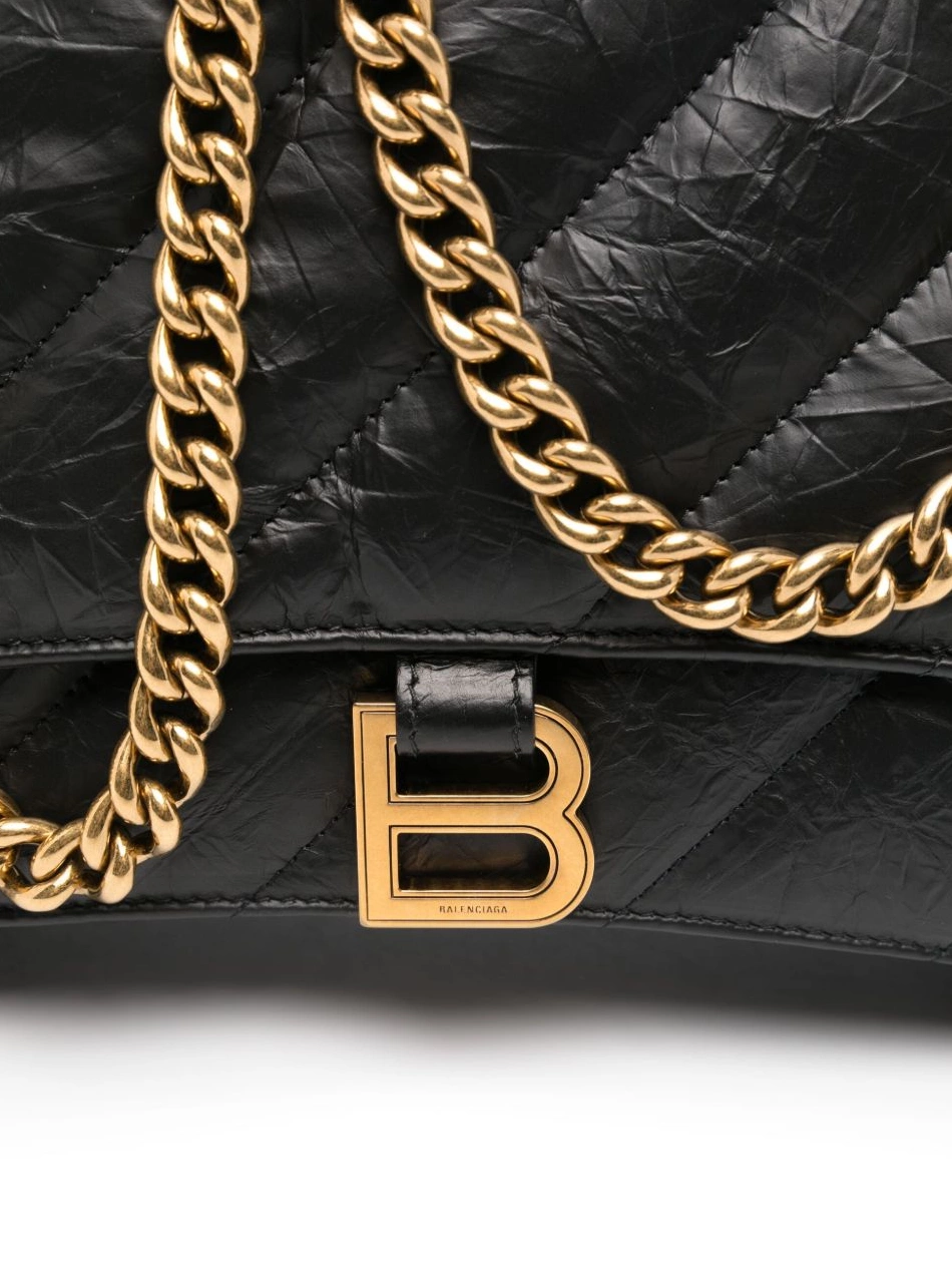 Affordable shoulder Balenciaga Crush bag Women quilted 0222