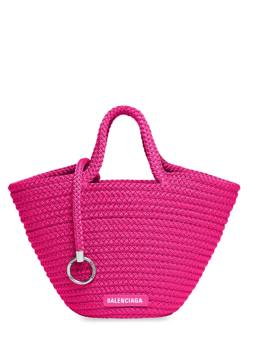 Cheap Women bag small basket Ibiza woven Balenciaga 0214