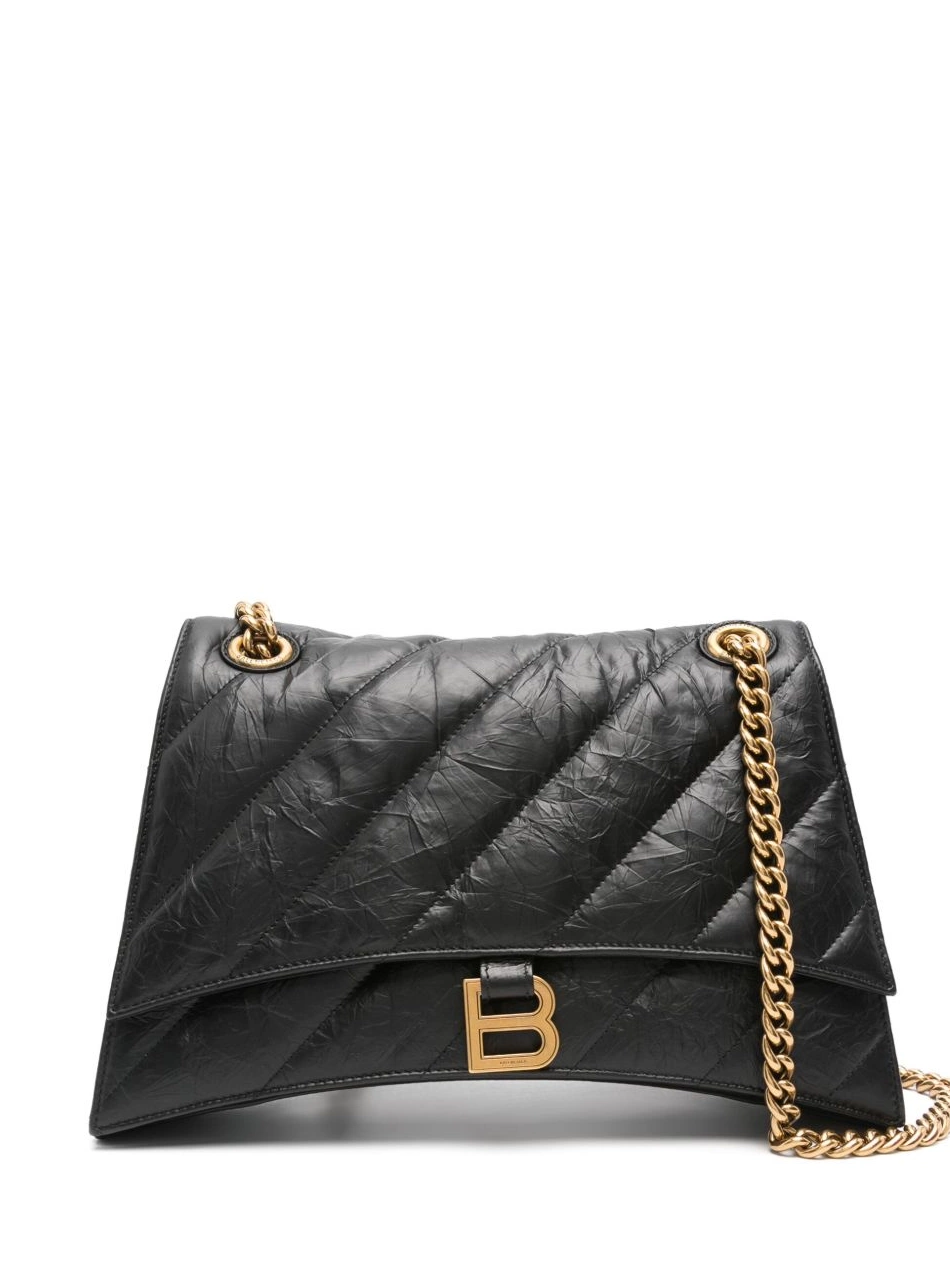 Affordable shoulder Balenciaga Crush bag Women quilted 0222