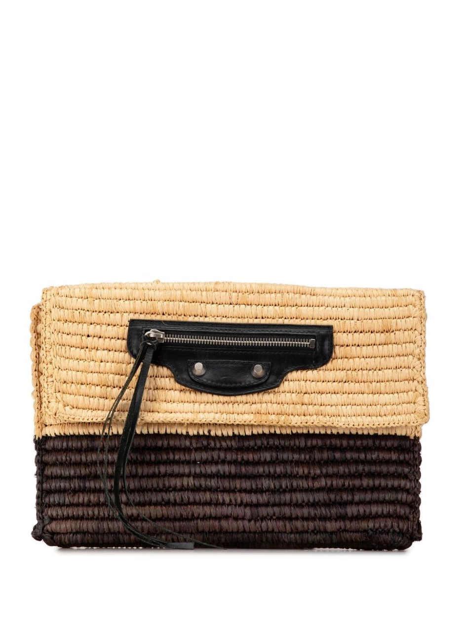 Affordable Envelope 2010-2023 clutch bag Women Classic Balenciaga Giant Raffia 12 Motocross 0220