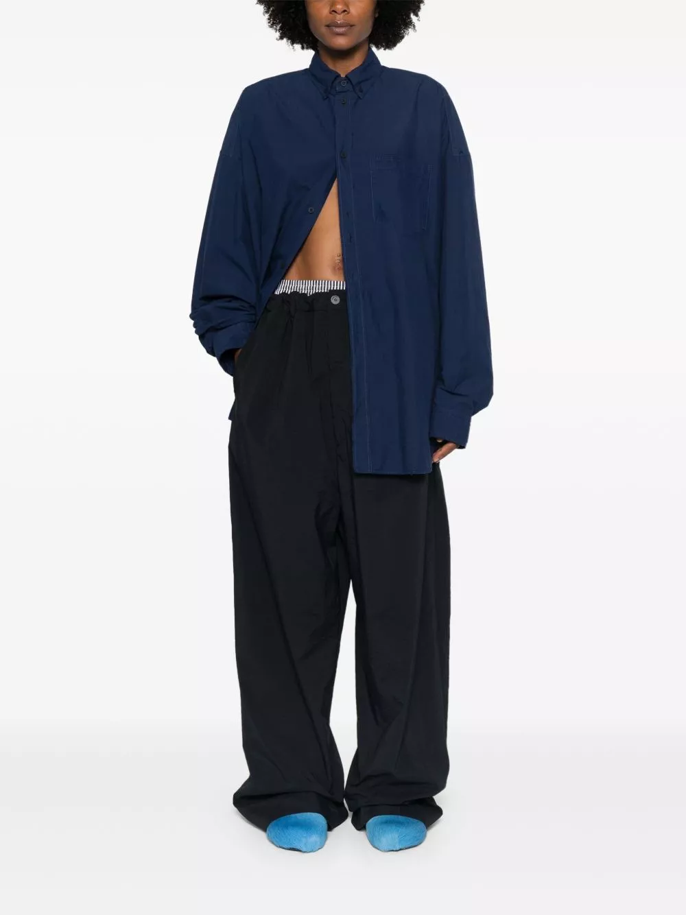 Affordable Balenciaga wide-leg trousers Men 0202