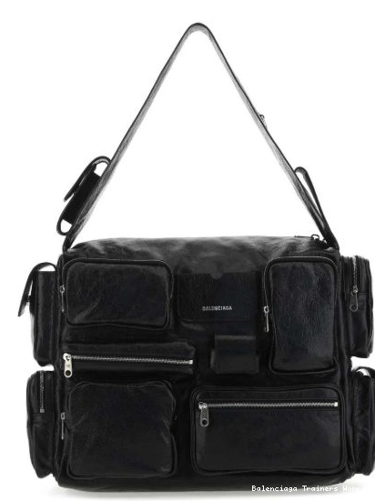 Affordable Balenciaga zipped bag logo Women Superbusy shoulder 0223