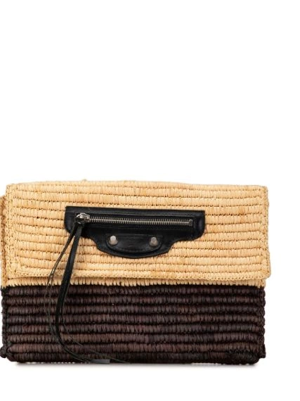 Affordable Envelope 2010-2023 clutch bag Women Classic Balenciaga Giant Raffia 12 Motocross 0220