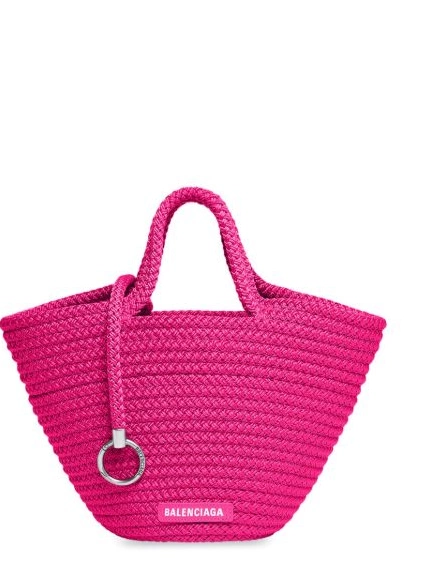 Cheap Women bag small basket Ibiza woven Balenciaga 0214