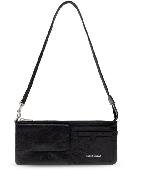 Women shoulder Balenciaga logo-print bag 0309