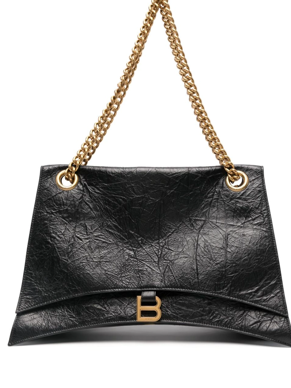 Affordable large Balenciaga Women bag shoulder Crush leather 0312