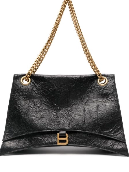 large Balenciaga Women bag shoulder Crush leather 0312